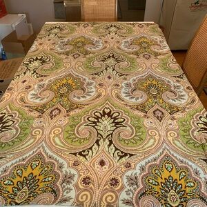 Boho Paisley Multicolor Shower Curtain Echo